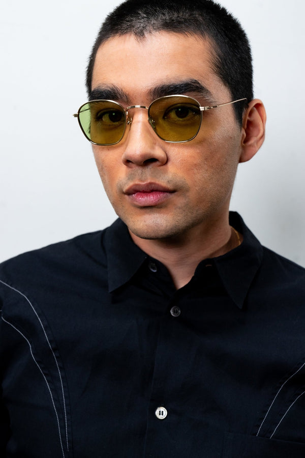 Osiris / Gold Titanium & Light Green Lens - Shade Files